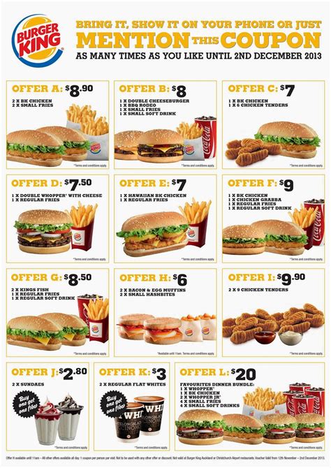 burger king coupons printable 2024